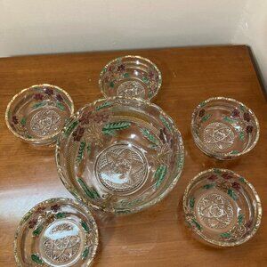 Vintage Rare Berry Bowl Set